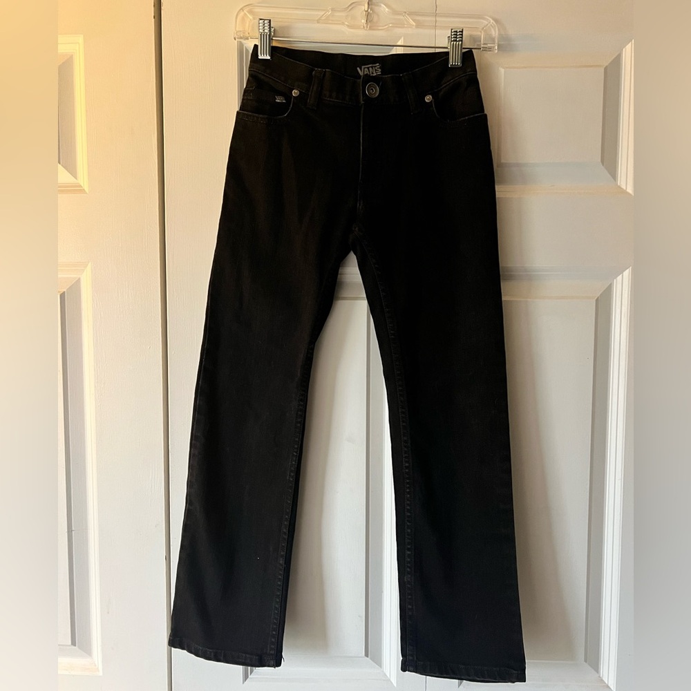 Vans Black Denim Pants Boys Size 10